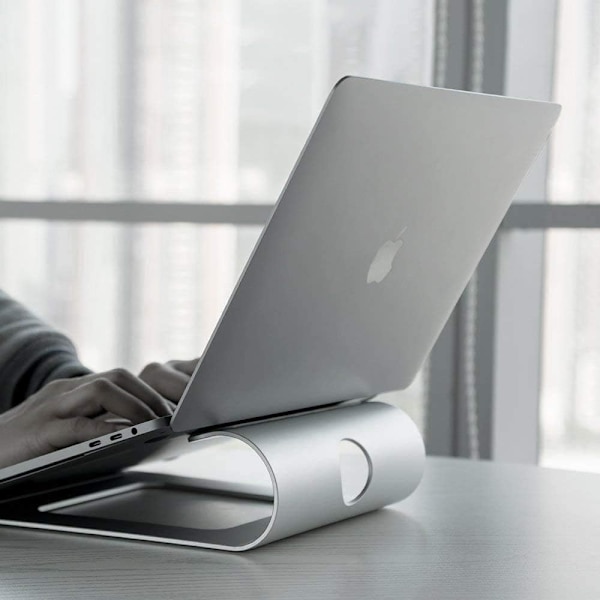 Laptopstativ Bärbar Aluminiumlegering Skrivbordsställ Kylställ - Universellt Stativ för Datorer, Surfplattor Netbook Böcker eller som Sängbord