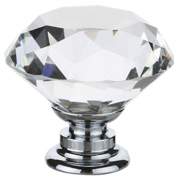 Krystal Glas Skab Kommode Knapper Diamant Skuffe Dør Knapper