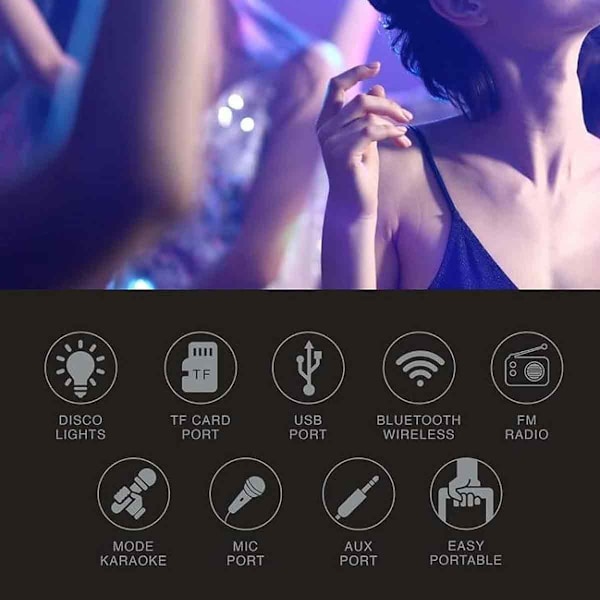 Bluetooth-högtalare Innovalley HP72Bth 20 W