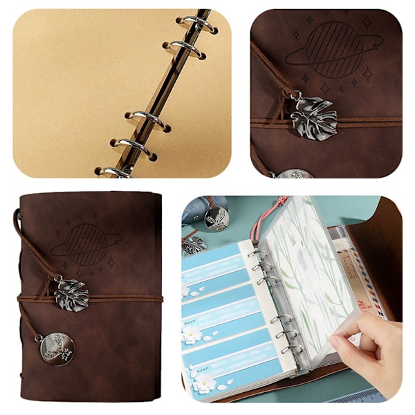 Journal Notebook, Dagbog Skitsebog Gaver, Kraftpapir Indre