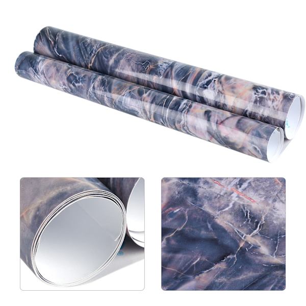 Tapet med marmor-effekt, självhäftande PVC, väggdekor, heminredning
