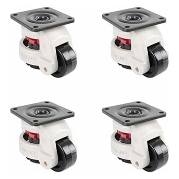 4Pcs Swivel Casters, Retractable Leveling Casters For