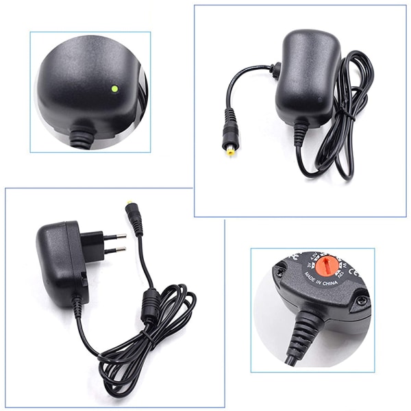 12W Universal Multi Voltage AC/DC Adapter Switching Power