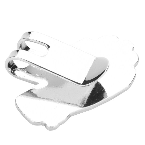 Mini handskeformet rustfrit stål golf hat kasket clip med magnetisk boldmarkør blå