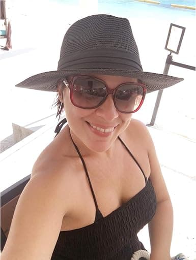 Dame og herre stråhat Panama hat sommer bred skygge solhat Anti UV til strandrejser solhat