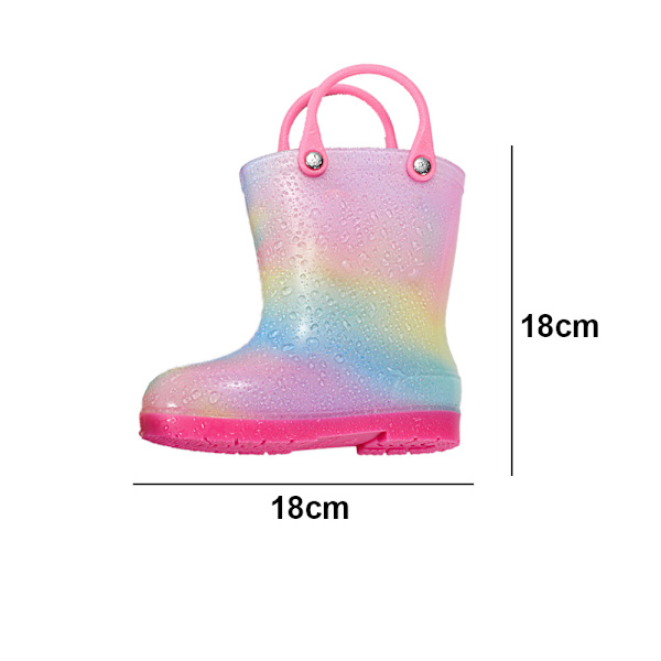 Regnstövlar för småbarn, unisex regnkläder för flickor