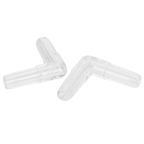 30 stk. 4MM Akvarium Fisktank Luftledning Splitter L Form 3 Vejs 4 Vejs Adapter Konnektor Krystal L Form