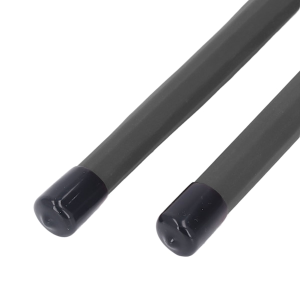 2 st Trummborste Trumstock Slägga Bambus Percussion Verktyg Instrument Tillbehör Set Kit Svart