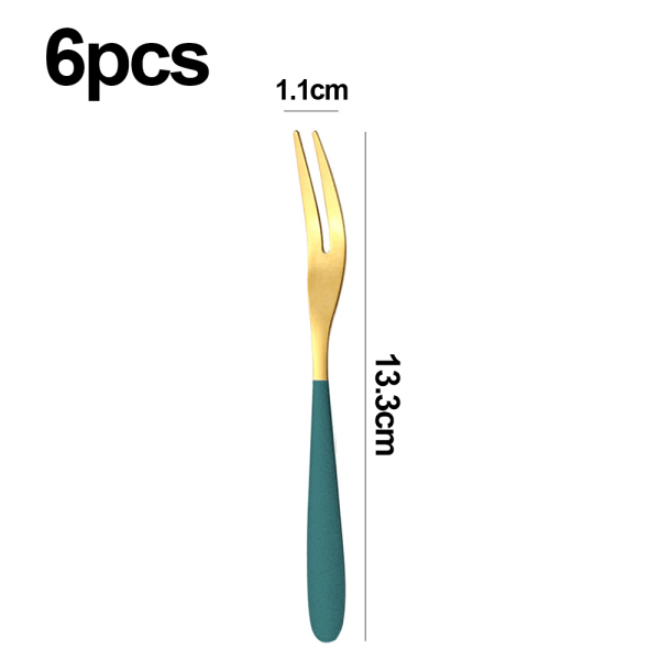 6 stk. gafler, minigaffel til østers og skaldyr, forretter