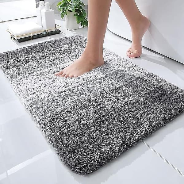 Luxury Bathroom Mat 41x61, Extra Soft and Absorbent Microfiber Bath Mat, Non-Slip Plush