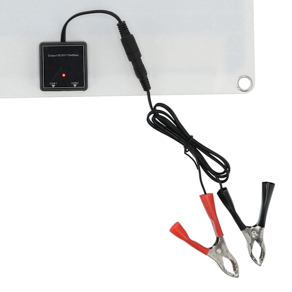 Högeffektiv Monokristallin Solpanel Kit, Portabel Solcellsladdare För Nödsituationer Och Utomhusaktiviteter, Lättviktsdesign Med