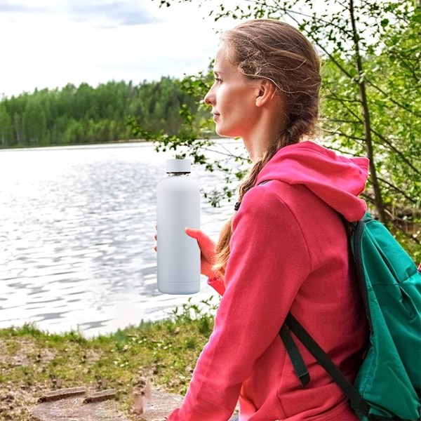 Rostfritt stål vattenflaska, för resor, picknick och camping
