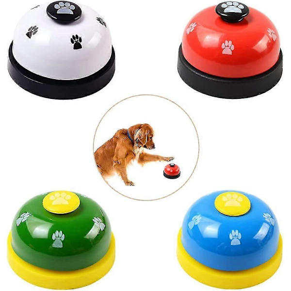 Pet Training Clock, Push Bell for Puppy Training/Interactive Toy Feeding, Pet Interaction Clock (4 pcs)[TT]