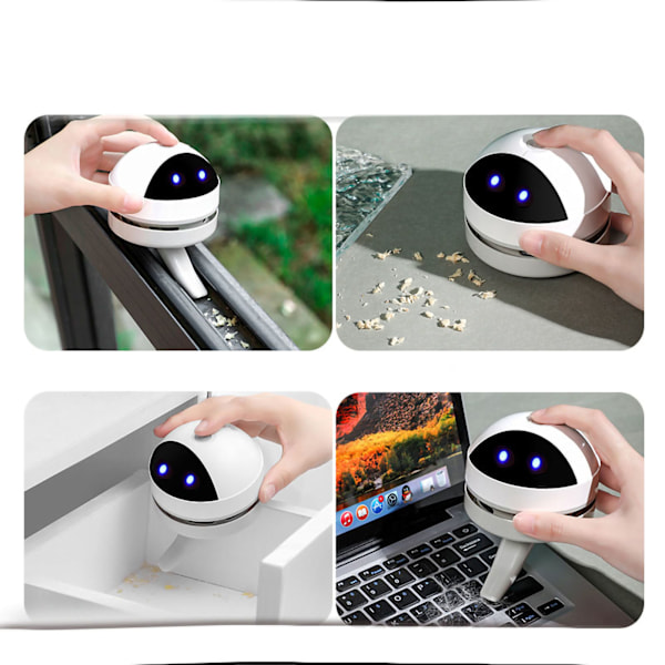 M19 Työpöytäimuri USB Mini Kannettava Pöytäimuri Kumin, Lyijykynän Lastut, Näppäimistön Puhdistus, Musta