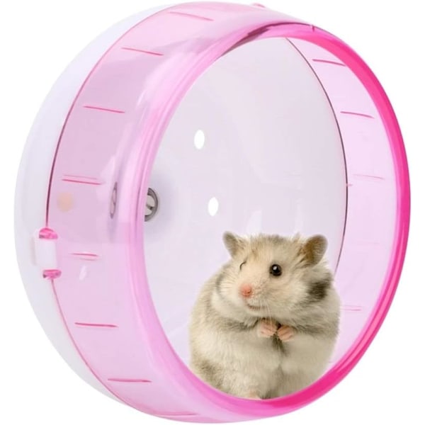 Hamster träningshjul, leksakshjul för små djur, springande hamsterhjul tyst hamsterhjul dvärghamsterhjul för små hamster marsvin leksaker