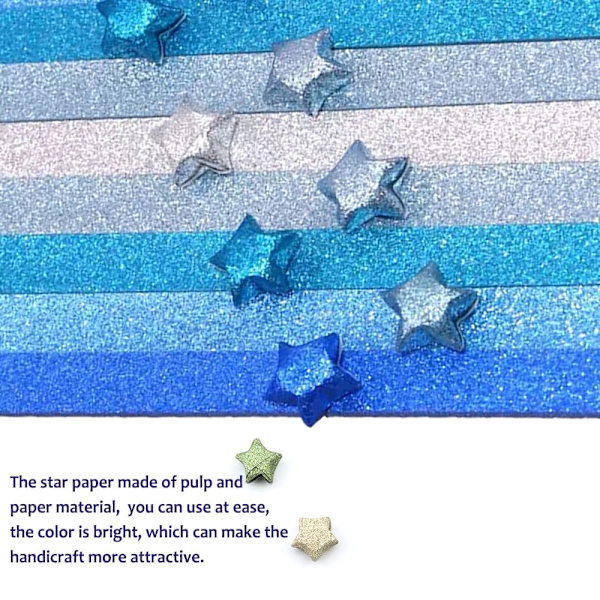 520 Origami-tähtiä paperipaketti DIY-paperi