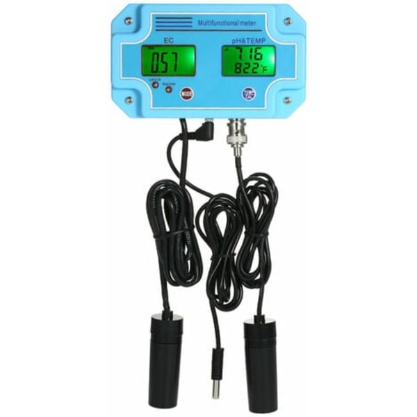 Professionell 3 i 1 pH/EC/TEMP Vattendetektor Multi-Parameter