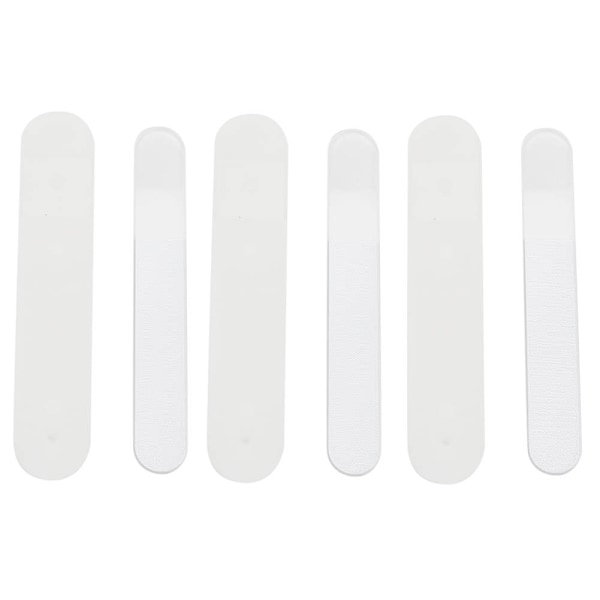 3 st nagelfil Nano glas nagelbuffer slipning polering remsa manikyrverktyg bågform