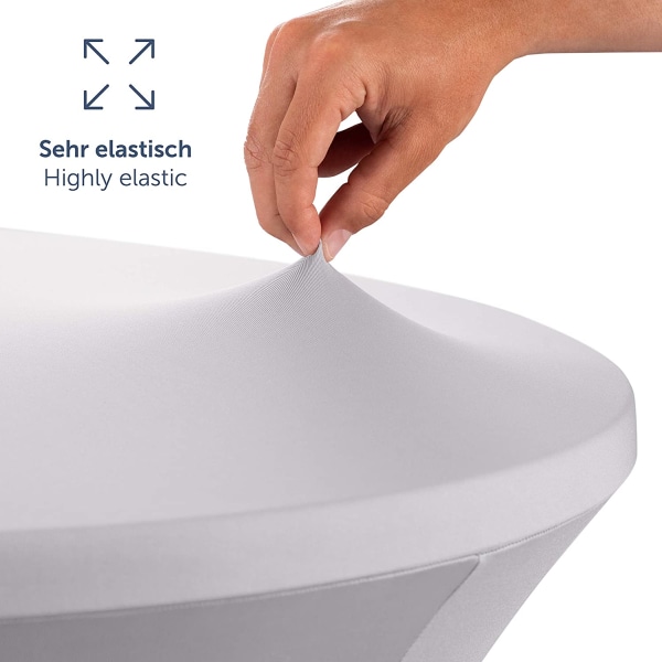 2-pack stretchöverdrag för ståbord - Eleganta ståbordsöverdrag