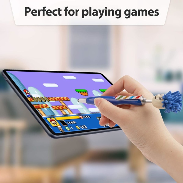 Pekskärmspennor för pekskärmar, 5 stycken kapacitiva pekpennor för barn för iPad iPhone surfplattor Samsung Galaxy Alla universella pekskärmsenheter