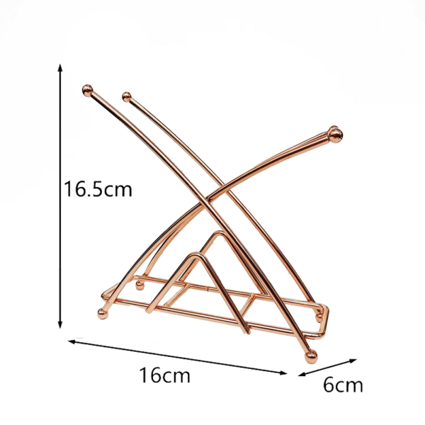 Jern vertikal papirhåndkleholder, kaffebar hotell skrivebord