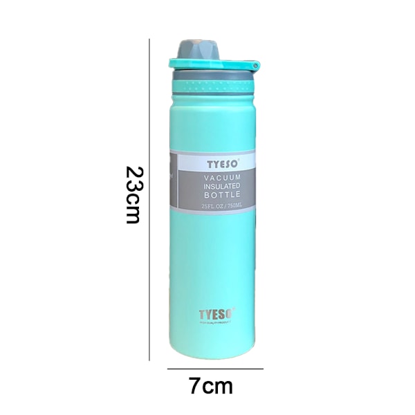 Hoikka Shaker-pullo - Ruostumattomasta teräksestä valmistettu Shaker-pullo - Eristetty
