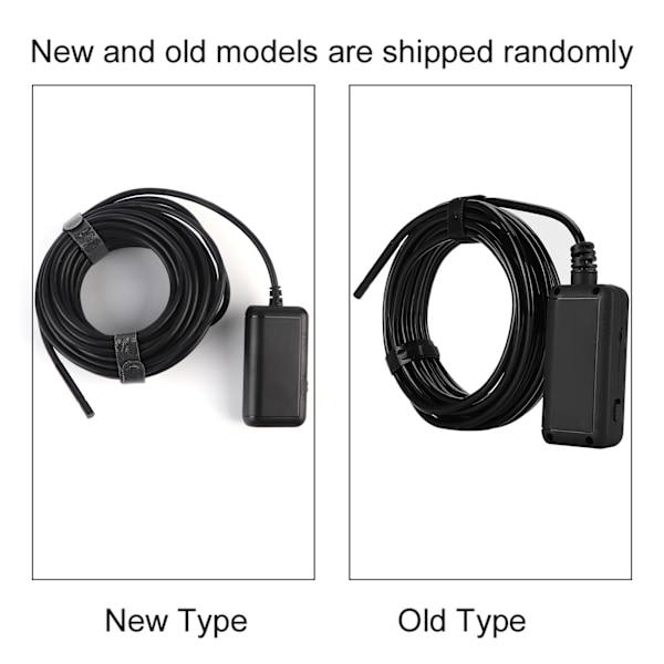 0,2 tum 5MP IP67 6 LED WiFi Endoskop Inspektionskamera för iOS / Android Smartphones 10m/32,8ft Kabel