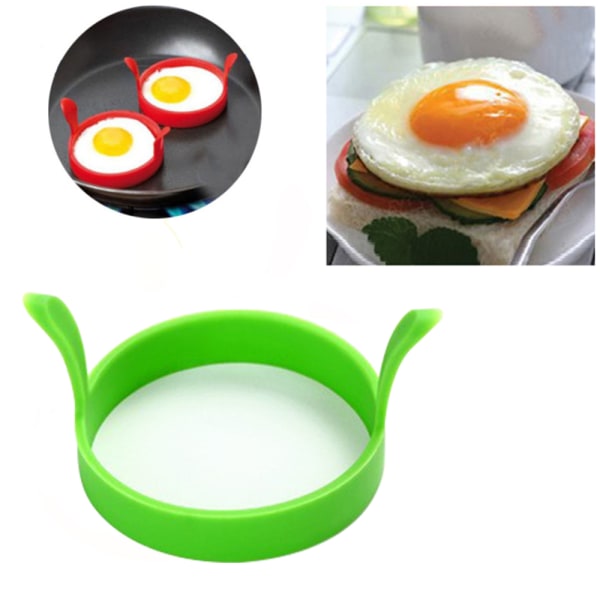 Äggringar i silikon för stekta ägg, non-stick ägglagning
