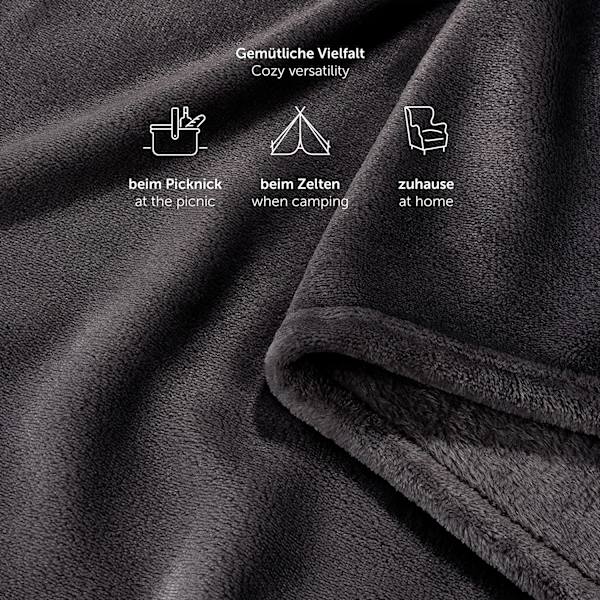 Pehmeä ja lämmin viltti - korkealaatuinen viltti, superpehmeä fleece-viltti