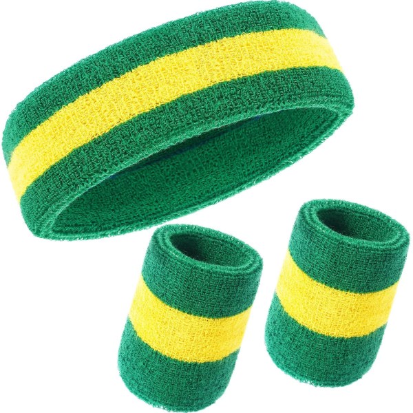 Børnebasketball-sokker i tre dele, pandebånd, håndledsbeskytter