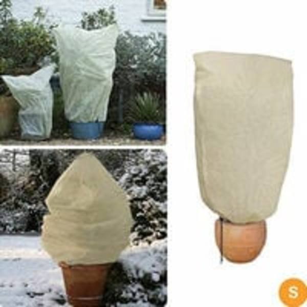 Vinterdækken til planter, ikke-vævet vinterdækken 80 g/m2 Beskyttelse mod frost til planter i potter og rosenbuske (240x200cm)