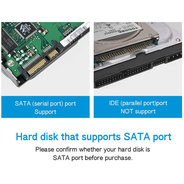 USB 3.0 - SATA -kiintolevyadapteri + amerikkalainen virtalähde