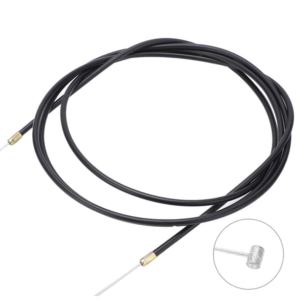 Throttle Cable Converter Conductor Universal til Rotary Kart Mini Cykel Sort ABS Metal
