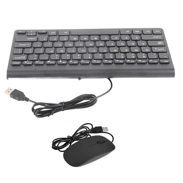 Ultratunn USB-kabelansluten tangentbord optisk mus musuppsättning combo för PC bärbar dator
