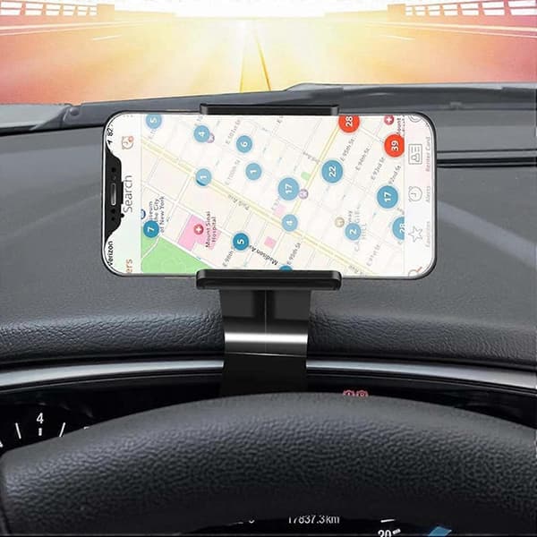 Bilholder til GPS-navigation, holdbar klemme