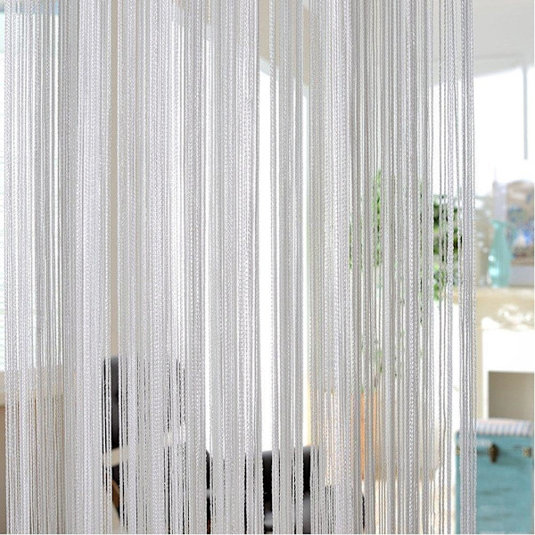 Glitter-verho hotellihuoneen ovelle tai ikkunalle - 200cm x 100cm (hopea)