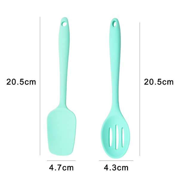 Silikon Mini Kök Redskap set med 2 Små köksredskap
