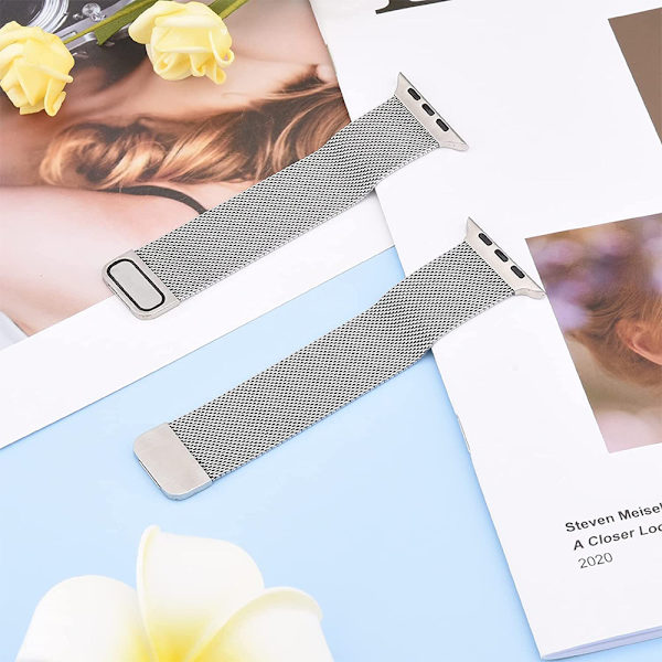 Metallband Mesh Rostfritt Stål Magnetisk Stängning Kompatibel med