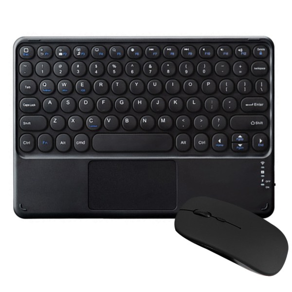1 set Bluetooth-tangentbord Bluetooth-mus med