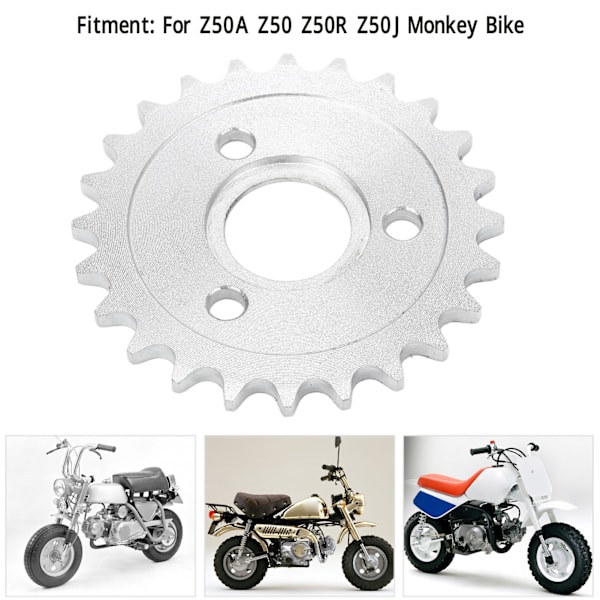 420 Kjede 24T Bakre Tannhjul Monkey Bike Stål Legering 30mm Bakre Drivtannhjul for Z50A Z50 Z50R Z50J