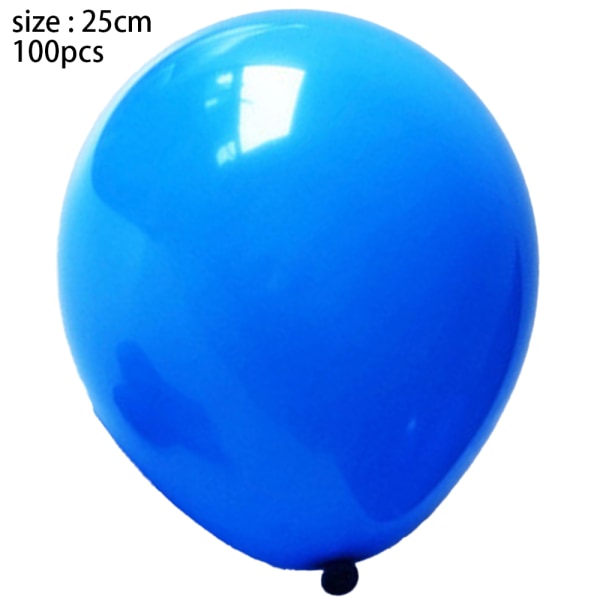 100-pack 10-tums tjocka ballonger, latex heliumballonger, för