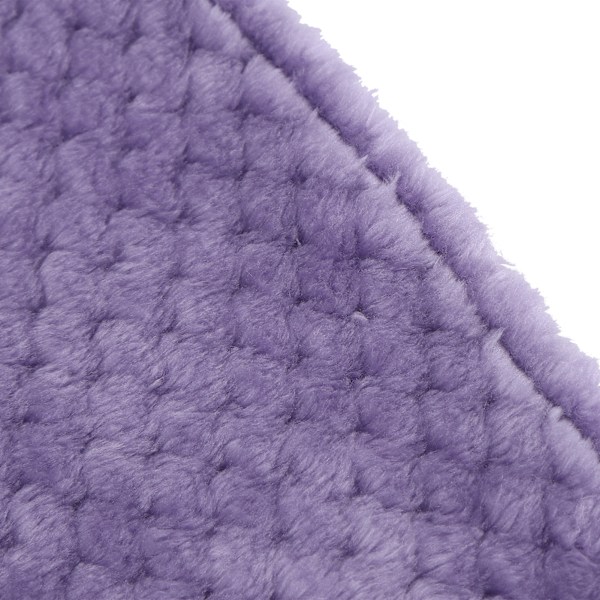 Pestävä lemmikkieläinten peitto Talvi lämmin paksu koiran peitto Peitto Alusta Pehmeä fleece-päällinen (Violetti S-59*38cm)