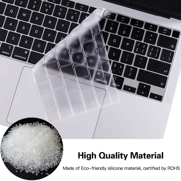 Ultratunt TPU-tangentbordsskydd för MacBook Pro 13/16 tum
