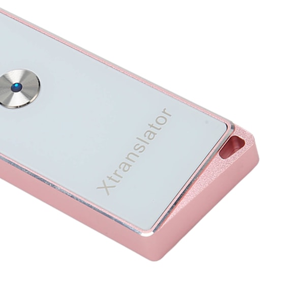 Översättningsenhet Stödjer 74 Språk 70 Accenter Realtid Bluetooth 5.0 99% Noggrannhetsgrad Handhållen Smart Röst Översättare Roséguld