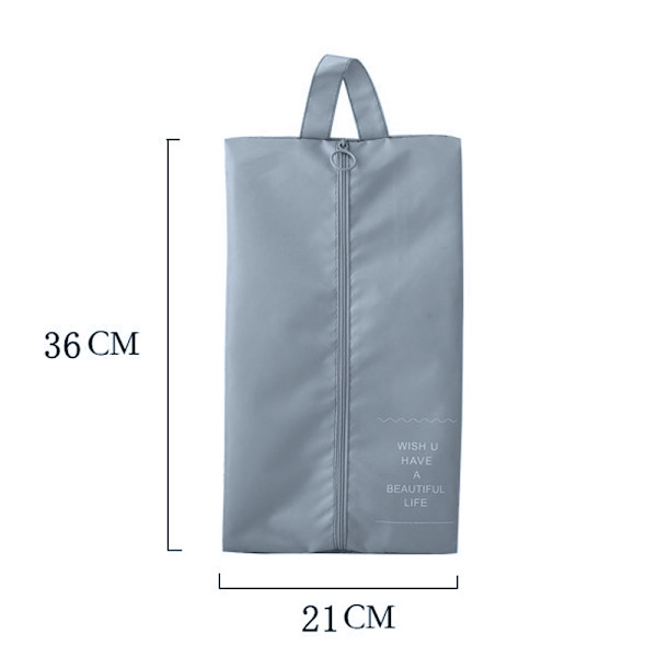 2PCS Reise Skos oppbevaringspose, Foldbar Vanntett Skobag,
