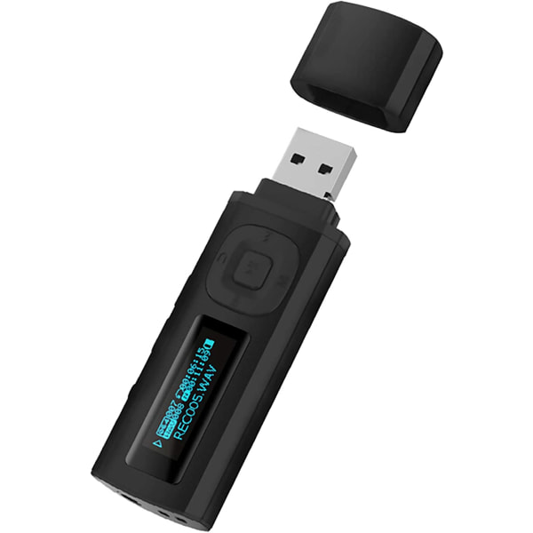 USB MP3-afspiller Bluetooth 4.0 8GB musikafspiller med klip