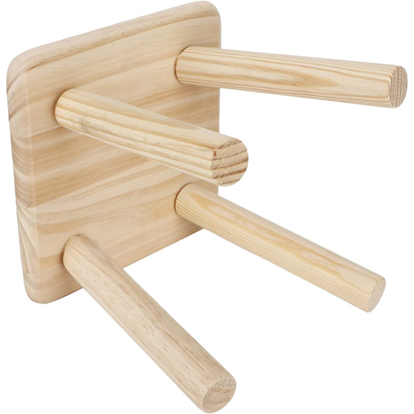 Träpall, fotpall sadelpall