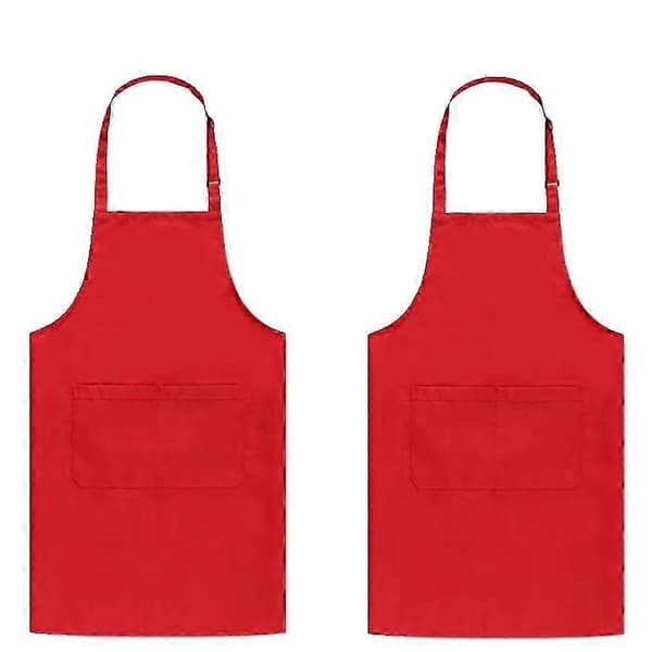 Adjustable Waterproof Apron with 2 Pockets Kitchen Aprons for Women Men Chefs