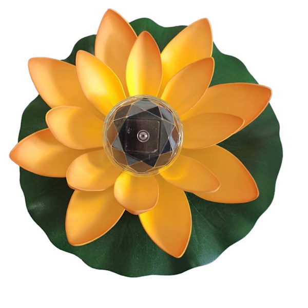Solar Lotus Lys, Hagedekorative Lys til Skrivebord, Terrasse