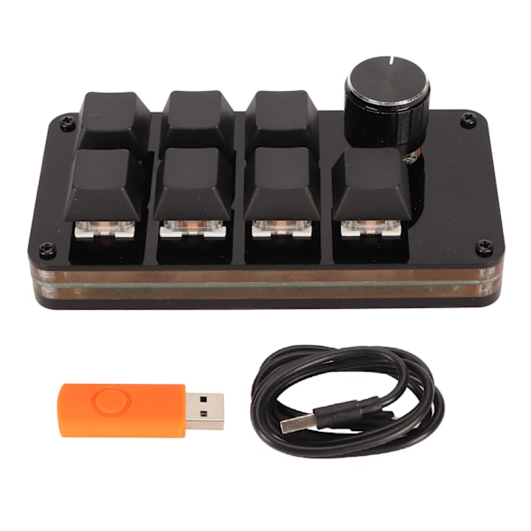 Makro Programmeringstastatur Hotswap Enhånds Blå Switch Mini 7 Nøgle Mekanisk Keypad med Knap til Spil Arbejde
